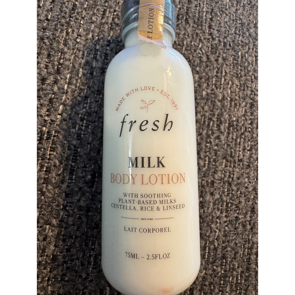 Fresh Milk Body Lotion Soothing Plant-Based Milks 75ml 2.5fl oz Travel Size